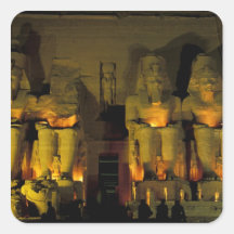AF, Egypt, Abu Simbel. Colossal Figures of Square Stickers