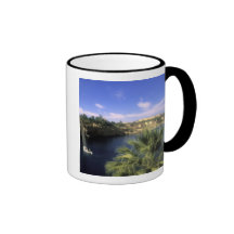 AF, Egypt, Upper Egypt, Aswan. River Nile, Coffee Mug