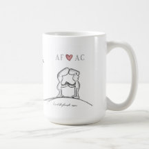 AF heart AC Coffee Mugs