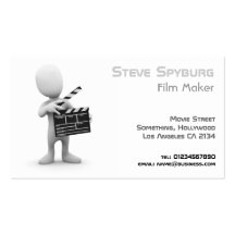 Affaires de film Movie Maker Carte De Visite