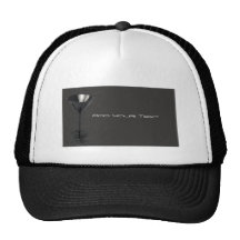 Affaires grises et noires en verre de Martini Casquette