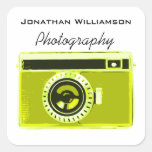 Affaires olives de photographie d'appareil-photo autocollants