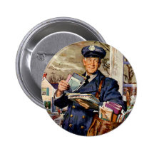 Affaires vintages, livraison de transporteur de co badges