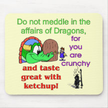 Affairs Of Dragons Mouse Pad