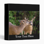 Affectionate Deer Bucks Binder