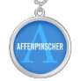 Affenpinscher Breed Monogram Design Necklace