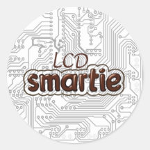 affichage à cristaux liquides Smartie de carte PCB Autocollant Rond
