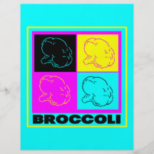 affichage de BROCOLI de cmyk Prospectus En Couleur
