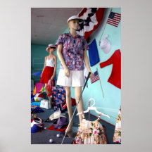 Affichage de fenêtre de magasin, 4 juillet, Cheste Posters