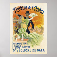 Affiche 1896 de Carnaval