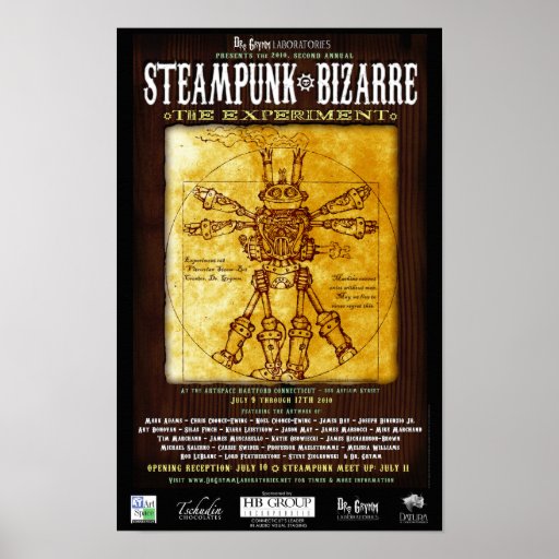 Affiche 2 bizarre de Steampunk