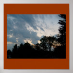 Affiche autoritaire de ciel