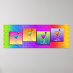 Affiche, bannière - martini d'art de bruit