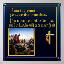 affiche chrétienne de Jésus-enseignement