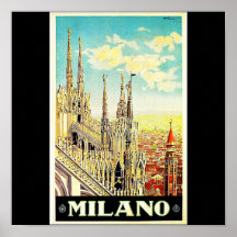 Affiche-Cru Voyage-Milan