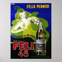 Affiche d'ABSINTHE de FELI 45