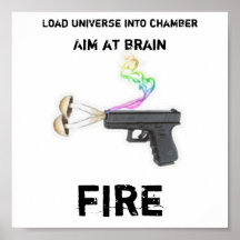 Affiche d'arme à feu de Shroom