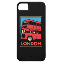 affiche d'art déco de Londres Westminster Angleter Coque Case-Mate iPhone 5