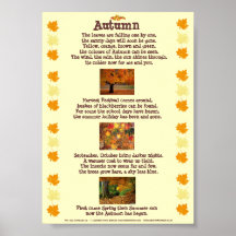 Affiche d'automne