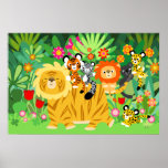 Affiche de bande dessinée Liger et d'amis affiches