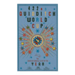 Affiche de bleu de coupe du monde de Quidditch affiches
