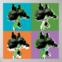 Affiche de brocoli