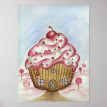Affiche de Chambre de petit gâteau