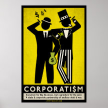 Affiche de corporatisme