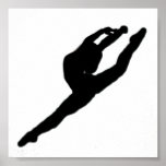Affiche de danseuse de ballerine