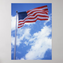 Affiche de drapeau américain