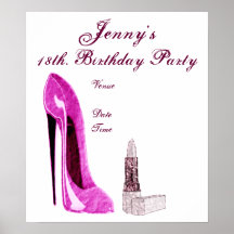Affiche de fête d'anniversaire