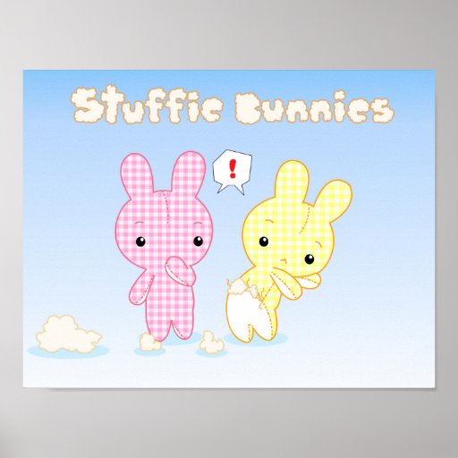 Affiche de lapins de Stuffie