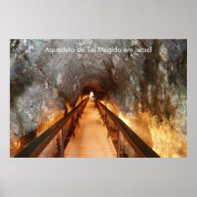 Affiche de l'Aqueduc de Tel Megido en Israël