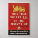 Affiche de ligne du front
