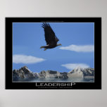 Affiche de motivation d'Eagle de ~ de DIRECTION un