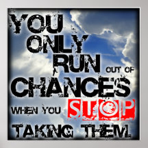 Affiche de motivation Inspirational/de "occasions 