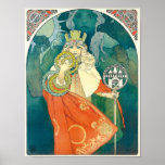 Affiche de Nouveau d'art de ~ d'Alphonse Maria Muc