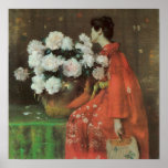Affiche de pivoines