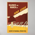 Affiche de propagande de jeu électronique - durez 