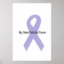 Affiche de ruban de soutien de Cancer