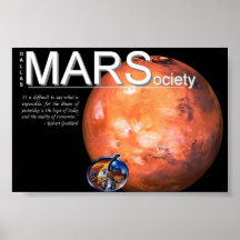 Affiche de société de Mars