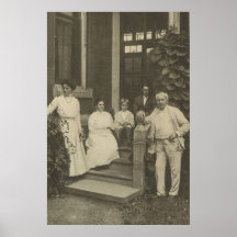 Affiche de Thomas Edison et de famille