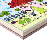 Affiche de toile de famille de griffonnage impressions sur toile