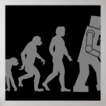 Affiche d'évolution de robot