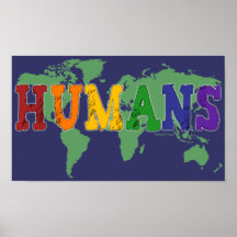 Affiche d'humains