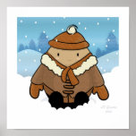 Affiche d'oeufs de neige