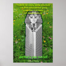 Affiche faisante le coin d'univers