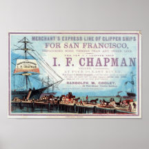 Affiche historique de Repro de bateau de tondeuse 