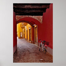 Affiche italienne de rue