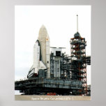 Affiche/navette spatiale Colombie/STS=1